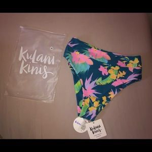 Kulani Kinis High Hip Cheeky Bikini Bottoms